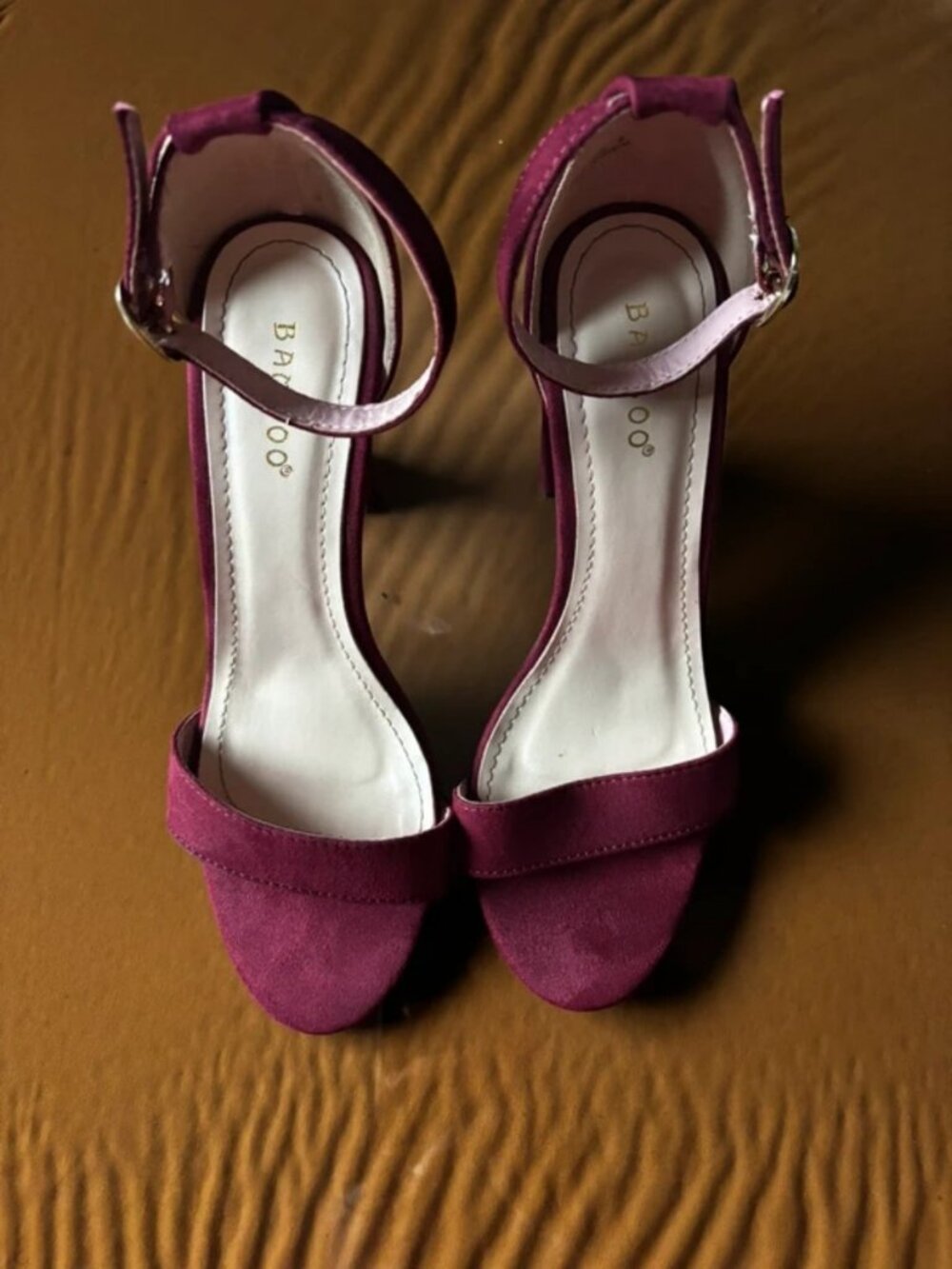 Burgundy Heels 4”